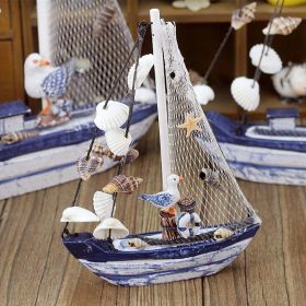 1pc Boat Shaped Decoration Craft (Style: Boat-1)