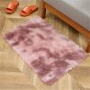 1pc, Tie-Dyed Plush Shag Furry Area Rug for Bedroom, Living Room, Nursery, and Kids Room - Ultra Soft and Fluffy, Washable, Non-Shedding