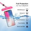 2pcs IPX8 Waterproof Scratch Resistant Easy Access Mobile Phone Waterproof Bag Phone Shower Case